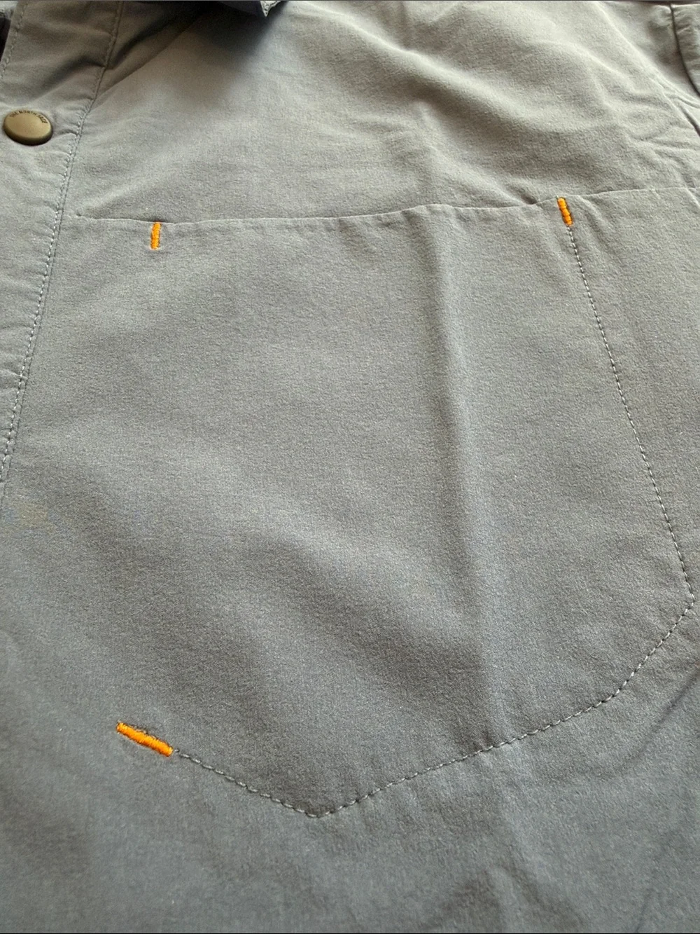 The North Face Men’s Blue Short Sleeve Button-Down Shirt